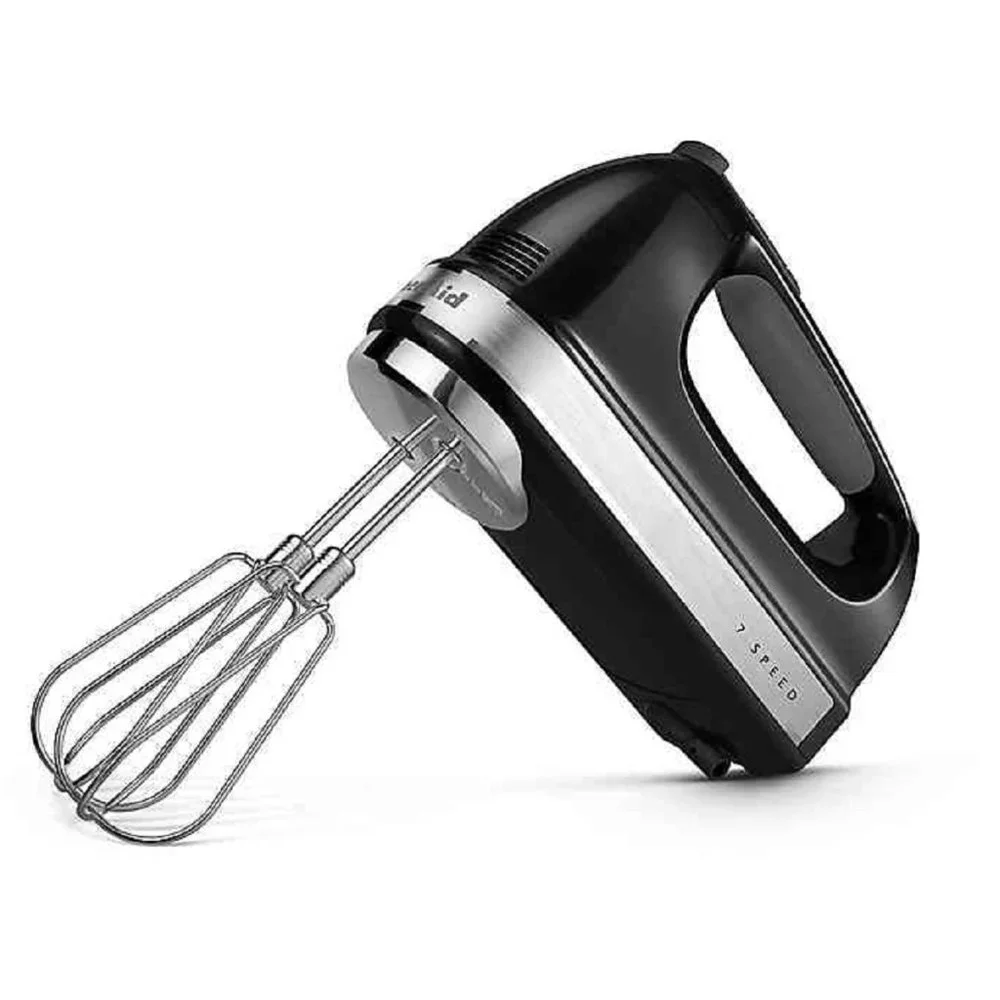brand new BLACK KitchenAid Soft Start 7-Speed Hand Mixer - Model KHM7210OB